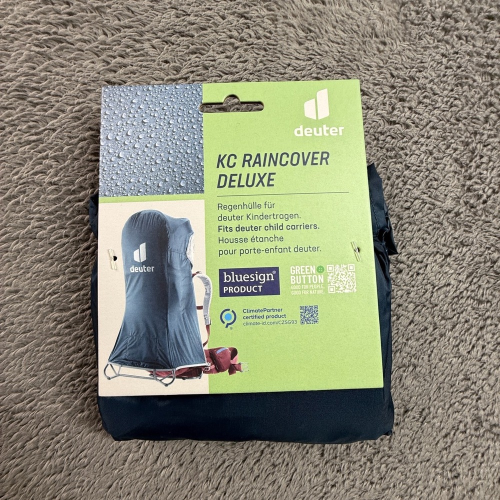 Deuter KC Raincover Deluxe Blue Kid Comfort Child Carrier Accessory Attachment